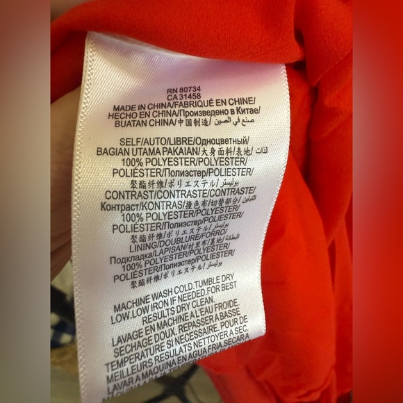 BCBGMAXAZRIA “Callie” Ruffle Wrap Gown – Size 4 – Bittersweet Red - Picture 6 of 8